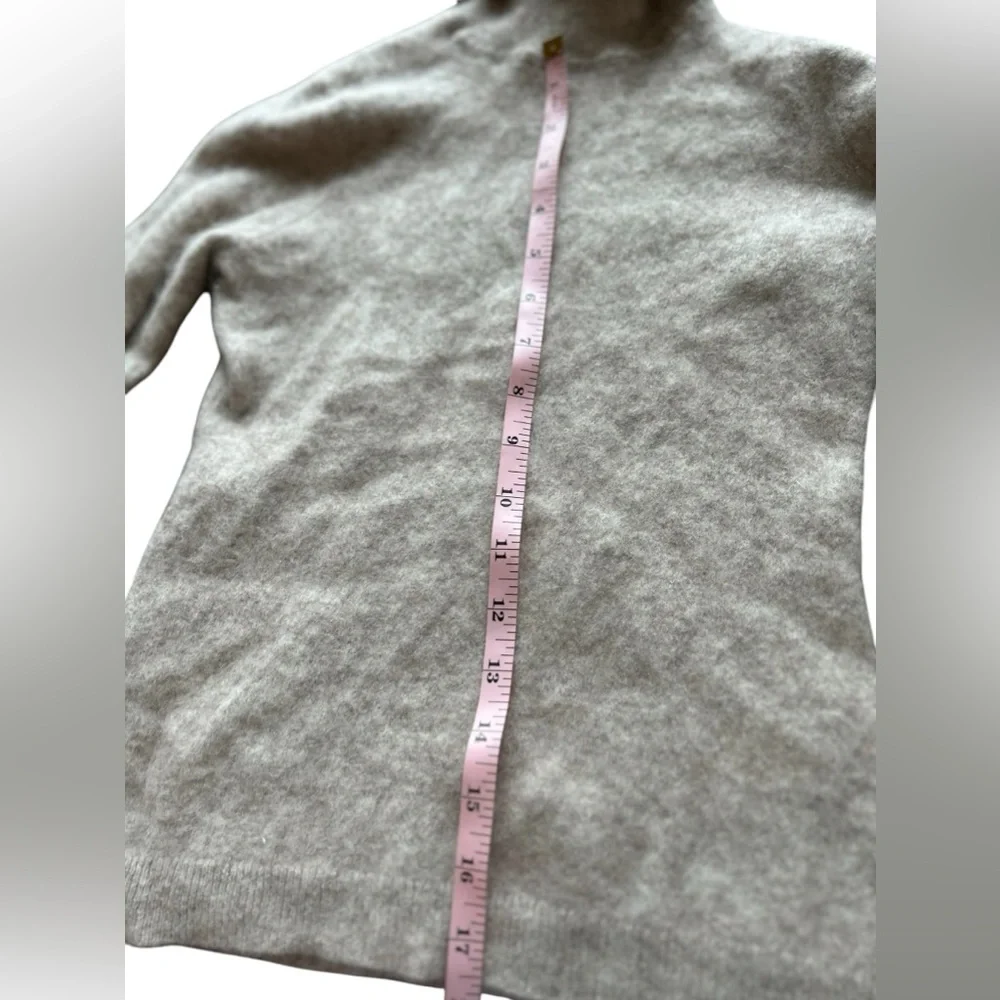 Charter club Women's Cashmere Turtleneck Sweater Beige Size XS - Picture 10 of 13